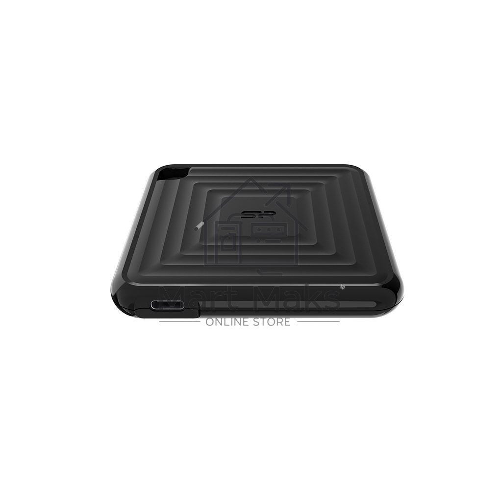 Твердотельный диск 1TB Silicon Power PC60, External, USB 3.2 Type-C R/W - 540/500 MB/s черный
