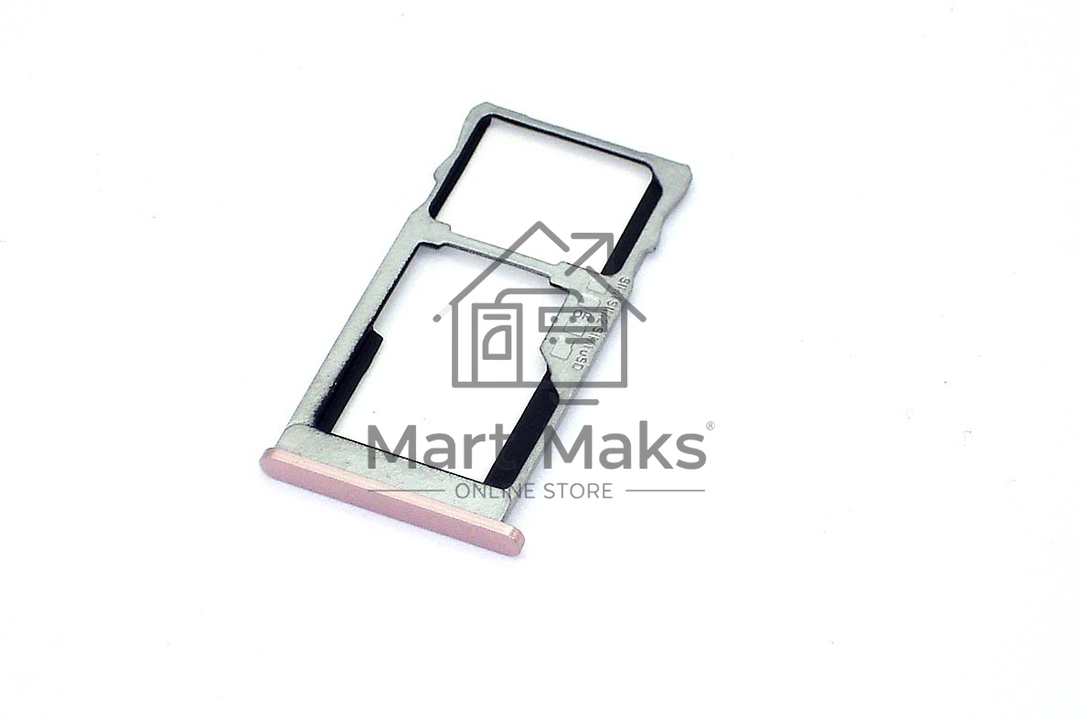 Лоток для SIM-карты Meizu U20 розовый