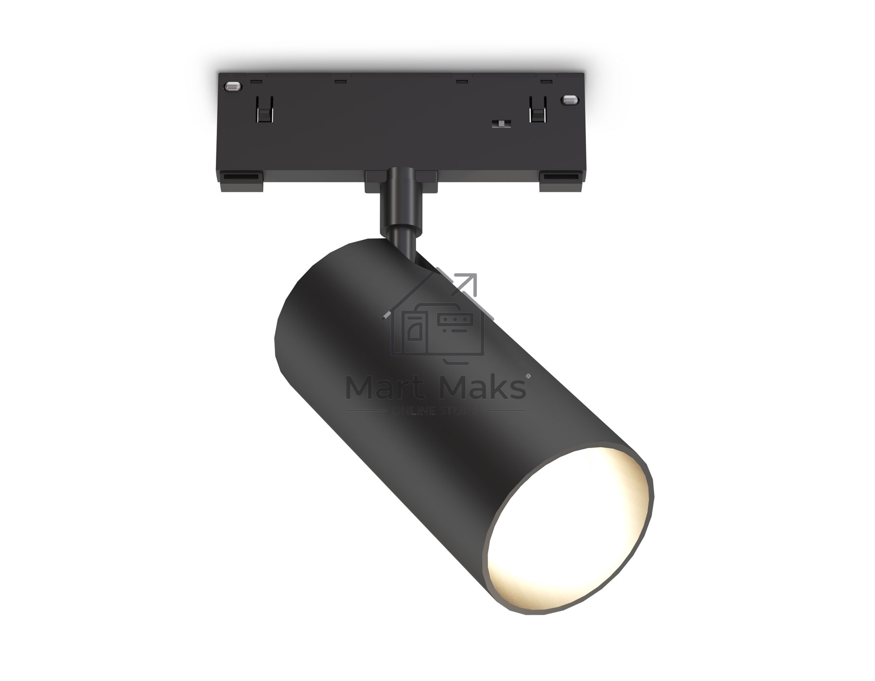 Трековый светильник GL2315 BK черный IP20 24W 3CCT 3000-6400K 48V D65*140