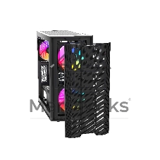Корпус SAMA S30, Mini-Tower, чёрный, 2 x 140 мм, 1 x 120 мм