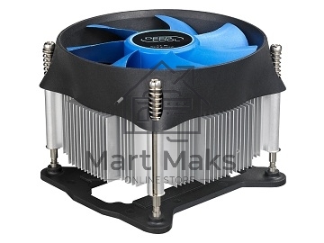 Кулер для процессора DEEPCOOL THETA 31 PWM черный/синий, 92 мм, алюминий/медь, 2400 об/мин, 32.5 дБ, 4 pin, 95 Вт, 60 мм