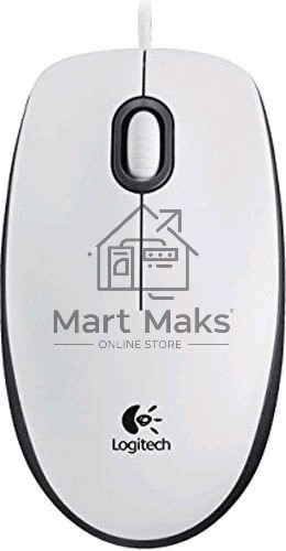 Мышь проводная Logitech M100 белый, 1000 dpi, USB, кнопки - 3