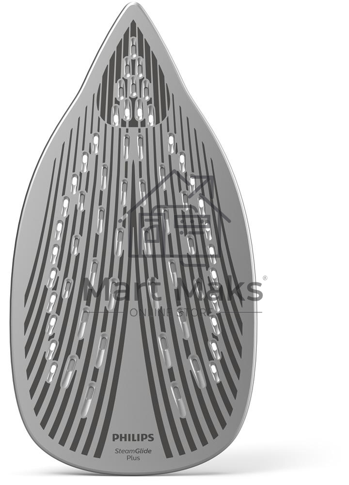Утюг электрический Philips 2400 Вт, удар 200 г, пар 45 г/мин, SteamGlide Plus