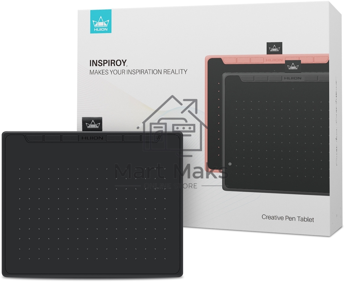 Графический планшет Huion Inspiroy RTS-300 розовый