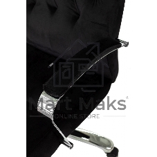 Кресло руководителя Бюрократ T-9928SL Fabric черный Italia Black, крестов. металл хром