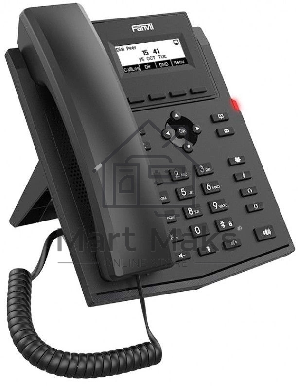 Телефон IP Fanvil X301W c б/п черный