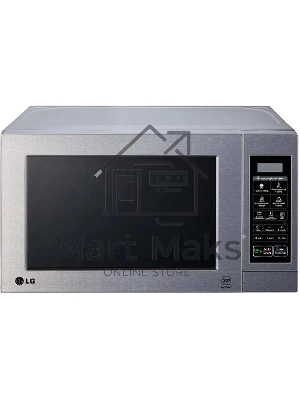 Микроволновая печь LG MS2044V серебристый, 20 л, 700 Вт, переключатели - сенсор