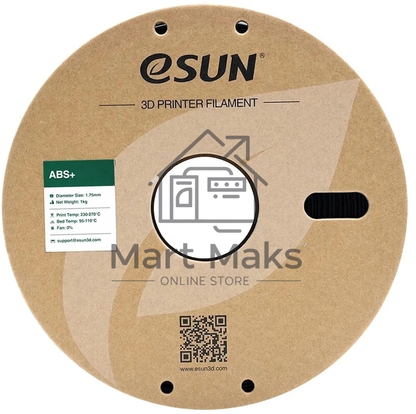 Пластик для принтера 3D Esun ABS+175B1P1 ABS+ 1кг L1.75м 1цв.