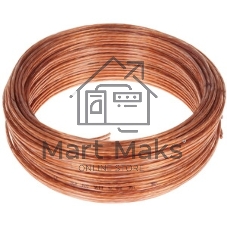 Акустический кабель Cablexpert CC-TC2x0,75-20M, прозрачный, 20 м, бухта