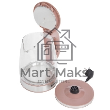 Чайник электрический Sakura SA-2722BR 2,2л,стекл,темный шоколад
