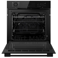 Духовой шкаф Kuppersberg HO 622 BL, High-Tech, 78 л, комбинированное управление, дисплей, таймер, 11 режимов, макс. температура 300 градусов, гриль, телескопические направляющие (на 1 уровень), доводчик двери, энергоэффективность А, цвет черный, цвет фурнитуры черный
