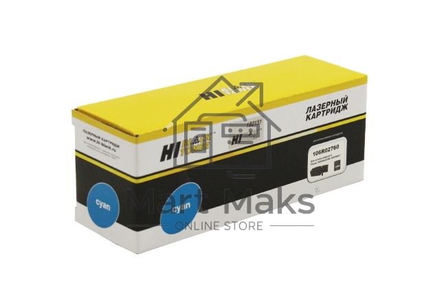 Расходные материалы Hi-Black 106R02760 Картридж для Xerox Phaser 6020/6022/ WC 6025/6027 (Hi-Black) 106R02760, C, 1К                     
