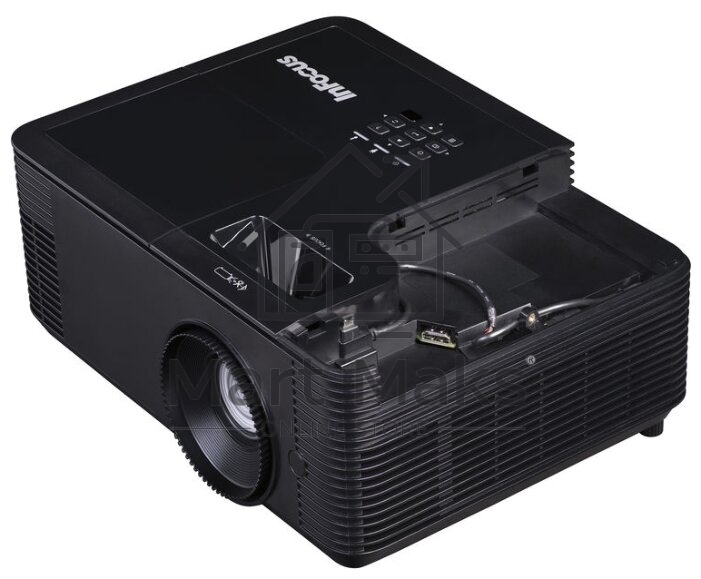 Проектор INFOCUS IN138HD DLP, 4000 ANSI Lm, Full HD (1920х1080), 28500:1, 1.12-1.47:1, 3.5mm in, Composite video, VGAin, HDMI 1.4aх3 (поддержка 3D), USB-A (для SimpleShare и др.), лампа 15000ч.(ECO mode), 3.5mm out, Monitor out (VGA), RS232, 21дБ, 4,5 кг