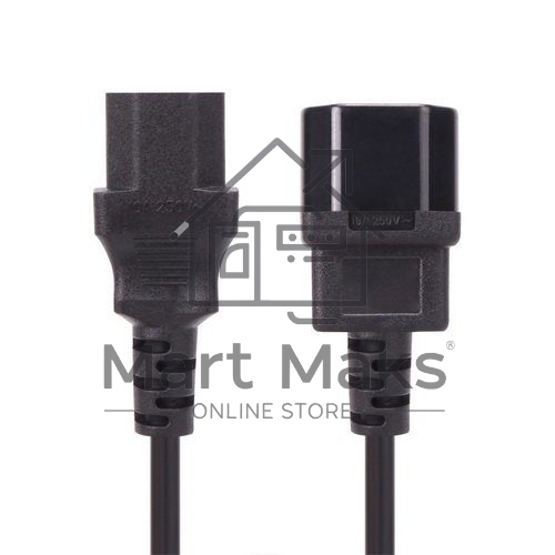 Кабель монитор - компьютер 220V (UPS -> устройство) VCOM <VDE> 3G*0.75mm (CE001-CU) 3м