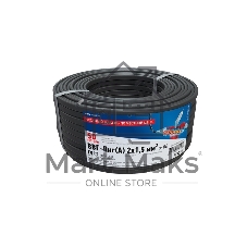 Кабель силовой медный Rexant ВВГ-Пнг(А) 2x1,5 мм², 50 м, ГОСТ 31996-2012, ТУ 16-705.499-2010