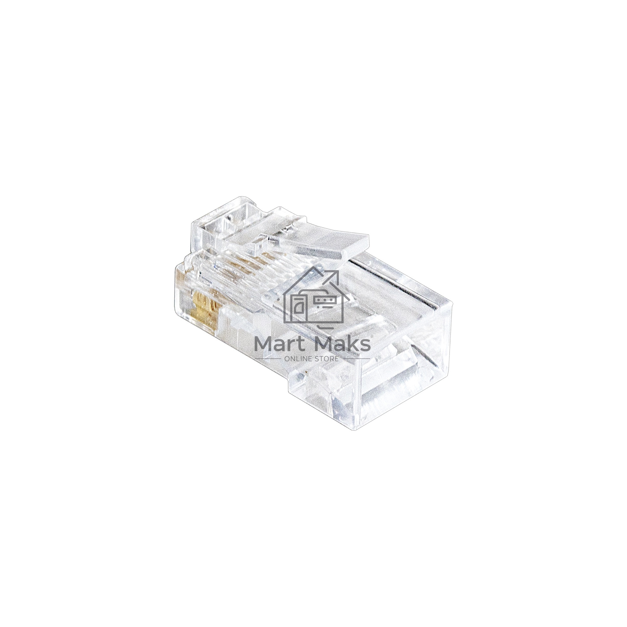 Коннектор RJ-45 Exegate EX283691RUS Кат.6 (8P8C) под одножильный кабель (100шт)