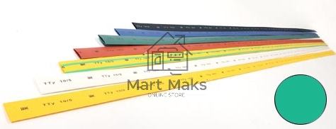 Трубка термоусадочная ТТУ 8/4 зел. 1м IEK UDRS-D8-1-K06