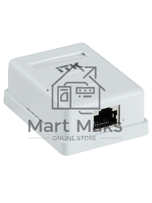 Настенная инф. розетка RJ45 кат. 5E FTP 1-порт