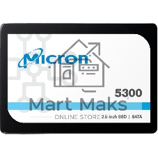 Накопитель SSD Crucial Micron 5300 PRO, 7680Gb, SATA III, R/W 540/520