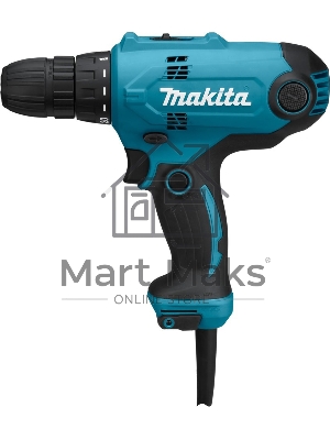 Дрель Makita DF0300 320Вт,БЗП-10мм,0-450\0-1500об\м,1.2кг,кор