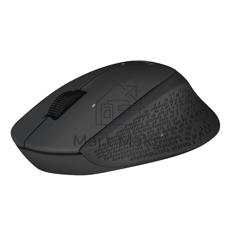 Мышь беспроводная Logitech M280 черный, 1000 dpi, радиоканал, USB, кнопки - 3