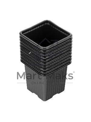 Горшочек для рассады, 70х70х65 мм, полистирол, 10 шт. Россия