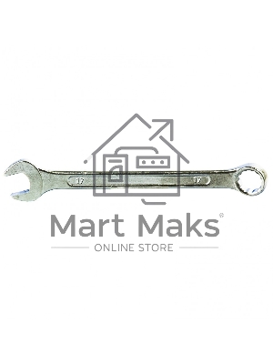 Ключ комбинированный, 17 мм, хромированный Sparta