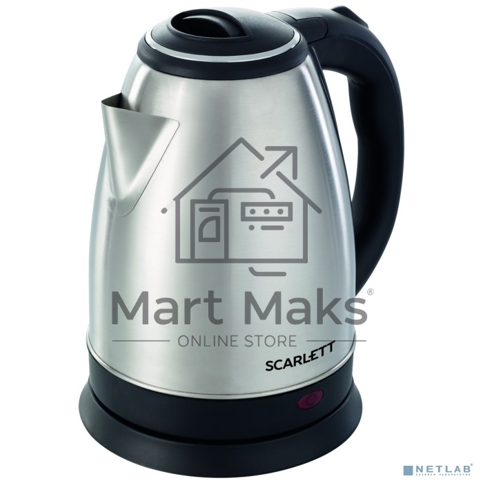 Чайник электрический Scarlett SC-EK21S26 1.8л. 1800Вт серебристый (корпус: нержавеющая сталь)