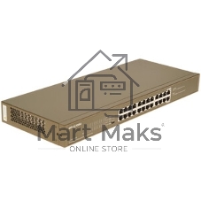 Коммутатор 24-портовый гигабитный стоечный IP-COM G1124P-24-250W с 24-портовым PoE
