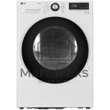 Сушильная машина LG DC90V3V6W белый, 9 кг, сушка - тепловой насос, программ - 14, 60 x 85 x 66 см