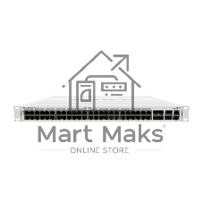 Коммутатор MikroTik CRS354-48P-4S+2Q+RM, 48×1 Гбит/с PoE + 4×10 Гбит/с SFP+ + 2×40 Гбит/с QSFP+, управляемый