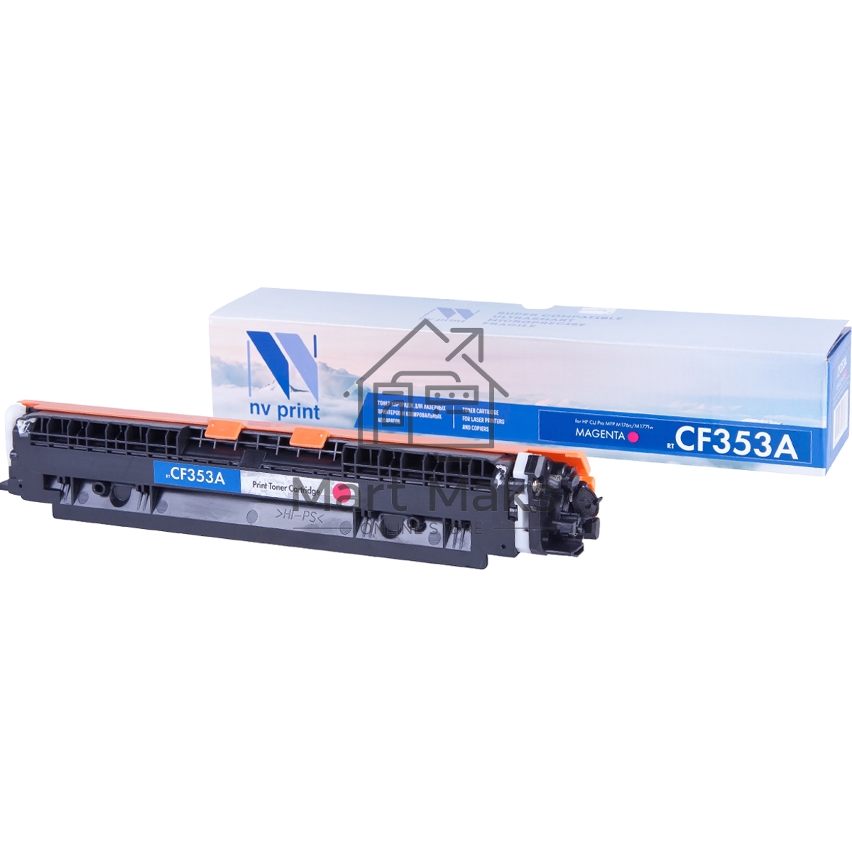 Картридж лазерный NVPrint совместимый для HP CLJ Pro MFP M176n/M177fw CF353A Magenta (1000k)