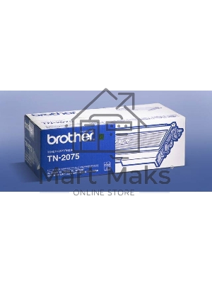 Картридж лазерный Brother TN-2075 черный (2500 стр.) для BROTHER HL2030/2040/2070/2920/DCP7010/7025/MFC7420/7820