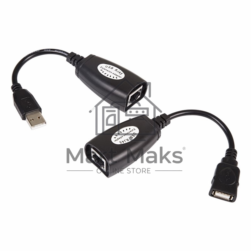 USB удлинитель по витой паре (8p8c) Rexant