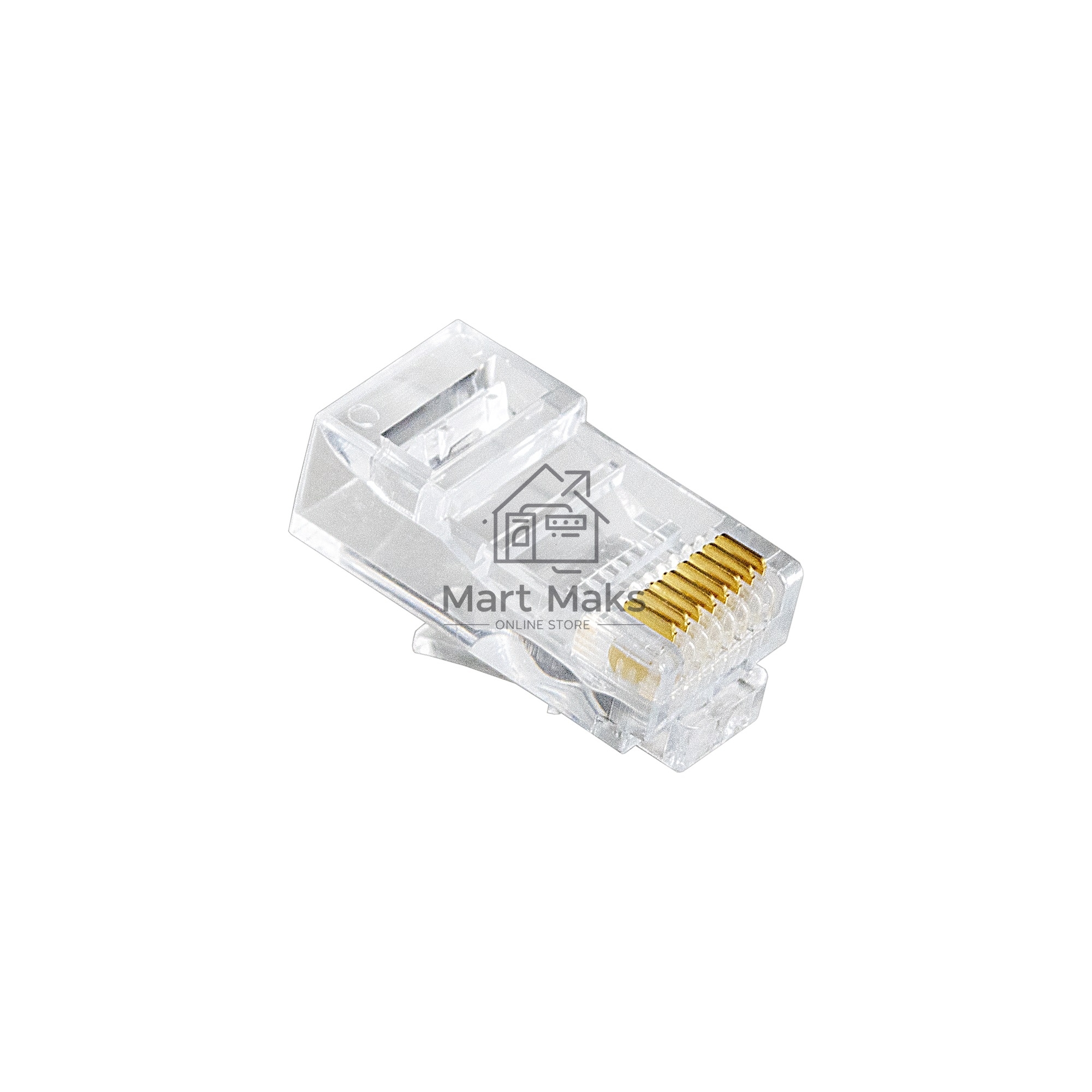Коннектор RJ-45 Exegate EX283691RUS Кат.6 (8P8C) под одножильный кабель (100шт)