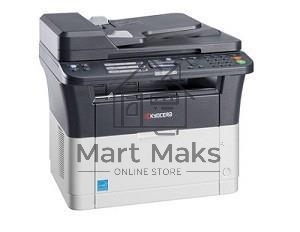 МФУ лазерный Kyocera Ecosys FS-1025MFP (1102M63RU0/1102M63RUV/1102M63RU2/1102M63NX2/1102M63DZ2), A4, ч/б, печ. до 25 стр/мин., скан. до 18 стр/мин. (ч/б) 6 стр/мин. (цвет), 600 x 1800 dpi (печать) 600x600dpi (скан), USB, RJ-45