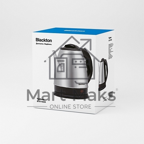 Чайник электрический Blackton Bt KT1802S сталь/черный