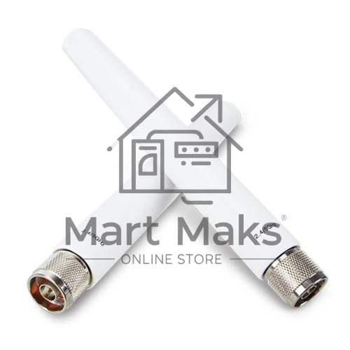 Антенна PLANET ANT-OM5D-KIT 2.4GHz 4.5dBi / 5GHz 7dBi Dual Band Omni Directional Antenna Kit 2 pcs / Outdoor / ABS / N-Type male 11a/b/g/n/ac ( ANT24-0800 ANT2105-ZZ0201F)