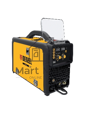 Аппарат инверторный полуавтоматической сварки MIG-160, 160 А, ПВ 60%, катушка 5 кг Denzel