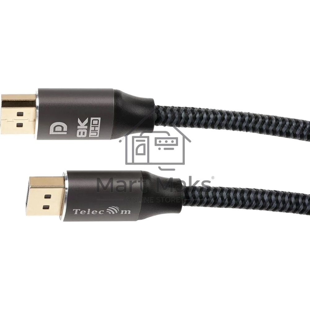 Кабель соединительный DP-DP 1.4V 8K@60Hz 3м, Telecom Pro <TCG750-3M>