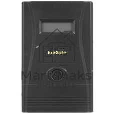 Источник бесперебойного питания ExeGate EX292633RUS SpecialPro Smart LLB-2200.LCD.AVR.1SH.2C13.RJ.USB 2200VA/1300W,LCD,AVR,1*Schuko+2*C13,RJ45/11,USB, металлический корпус, черный