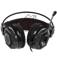 Гарнитура Oklick HS-L500G зелёный/чёрный, проводная, USB/3.5 мм