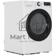 Сушильная машина LG DC90V3V6W белый, 9 кг, сушка - тепловой насос, программ - 14, 60 x 85 x 66 см