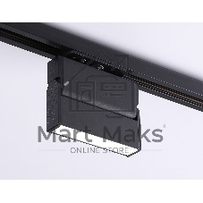 Трековый однофазный светодиодный светильник Ambrella light GL6803 BK черный LED 6W 4200K 115*22*87