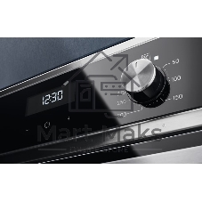 Встраиваемая электрическая духовка ELECTROLUX EOF5F70X с конвекцией, объем 72 л, 8 режимов, очистка каталитическая задняя стенка, 2 стекла в дверце, направляющие проволочные + телескопические (1 уровень)