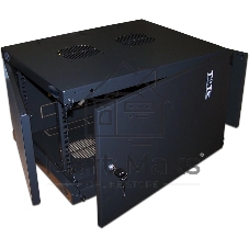 Шкаф настенный Next, 9U 550x600, металлическая дверь, черный