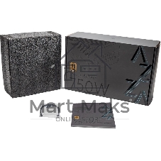 Блок питания Azza PSAZ-750G, 750Вт, 80 PLUS Gold, 120мм, модульный, черный