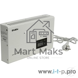 Сетевой фильтр SVEN (Стабилизатор напряжения) AVR SLIM-500 LCD