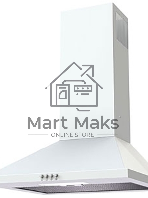 Вытяжка каминная KRONA Bella 500 inox PB белый, 50 см, 633 куб. м/ч, 46 дБ