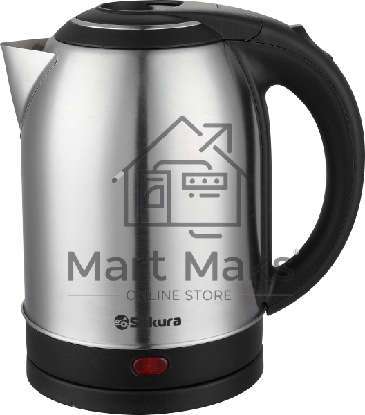 Чайник электрический Sakura SA-2121BS (2.0) серебр+черн д
